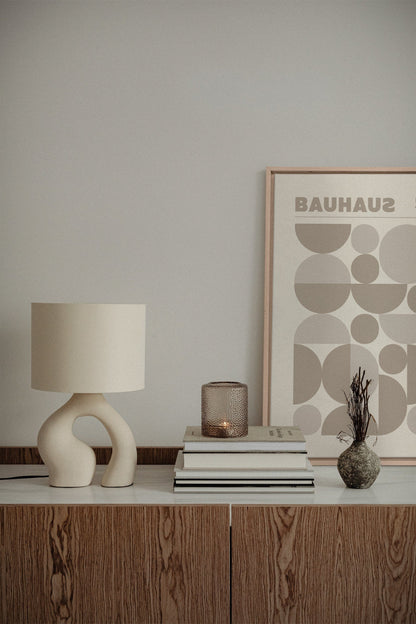 Round sculptures, toile imprimée