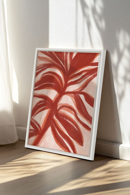 BOTANIC FLAME, Oeuvre sur toile étirée