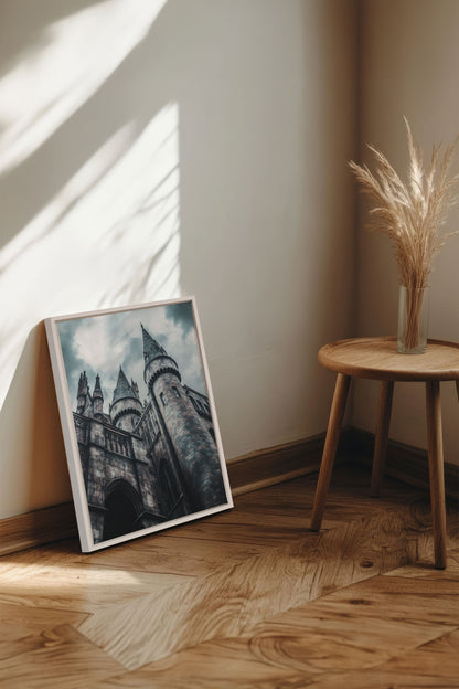 CITÉ DES SORCIERS, Oeuvre sur toile étirée