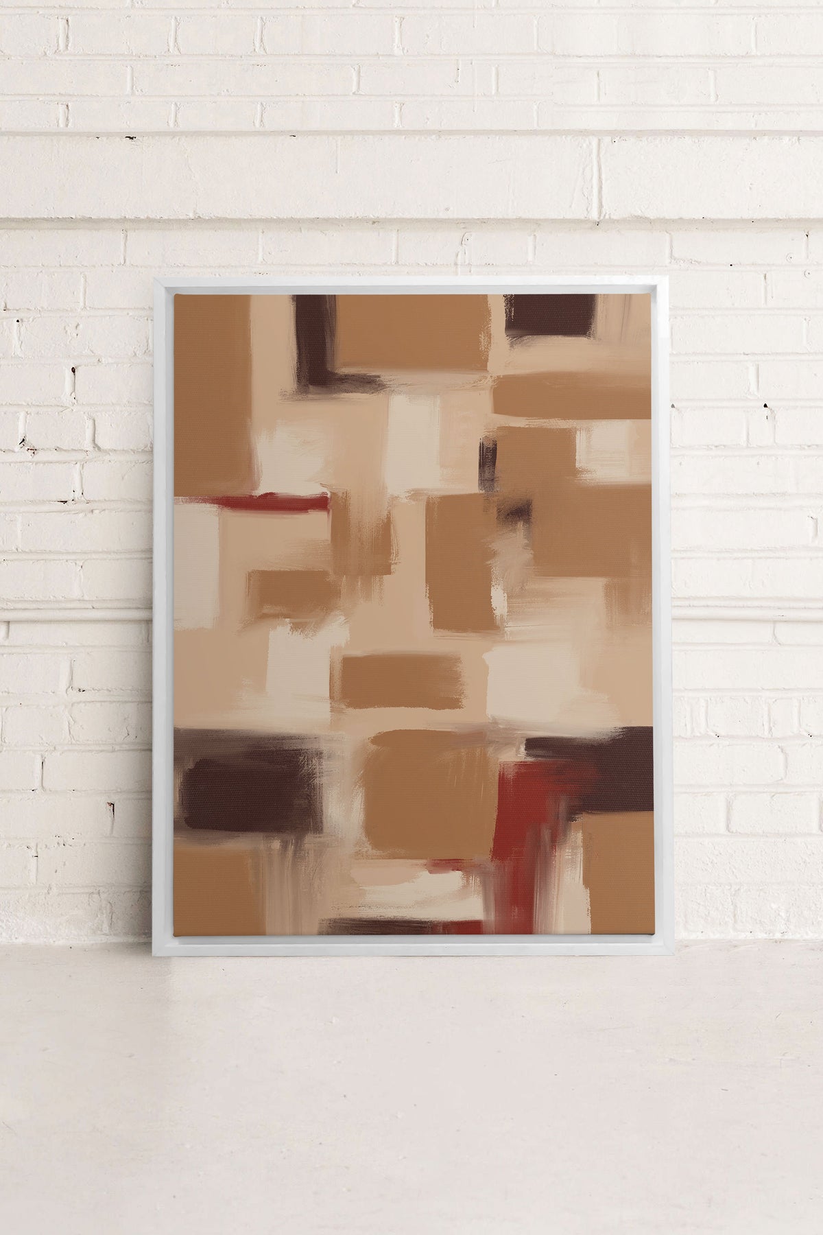 TRAITS, Oeuvre sur toile étirée