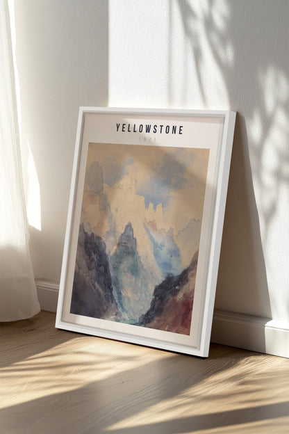 YELLOWSTONE, Oeuvre sur toile étirée