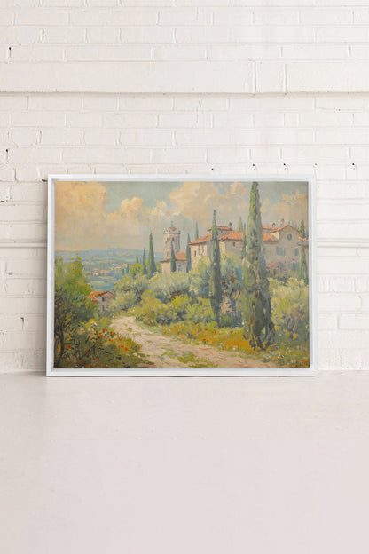 Olive Haven, Oeuvre sur toile étirée
