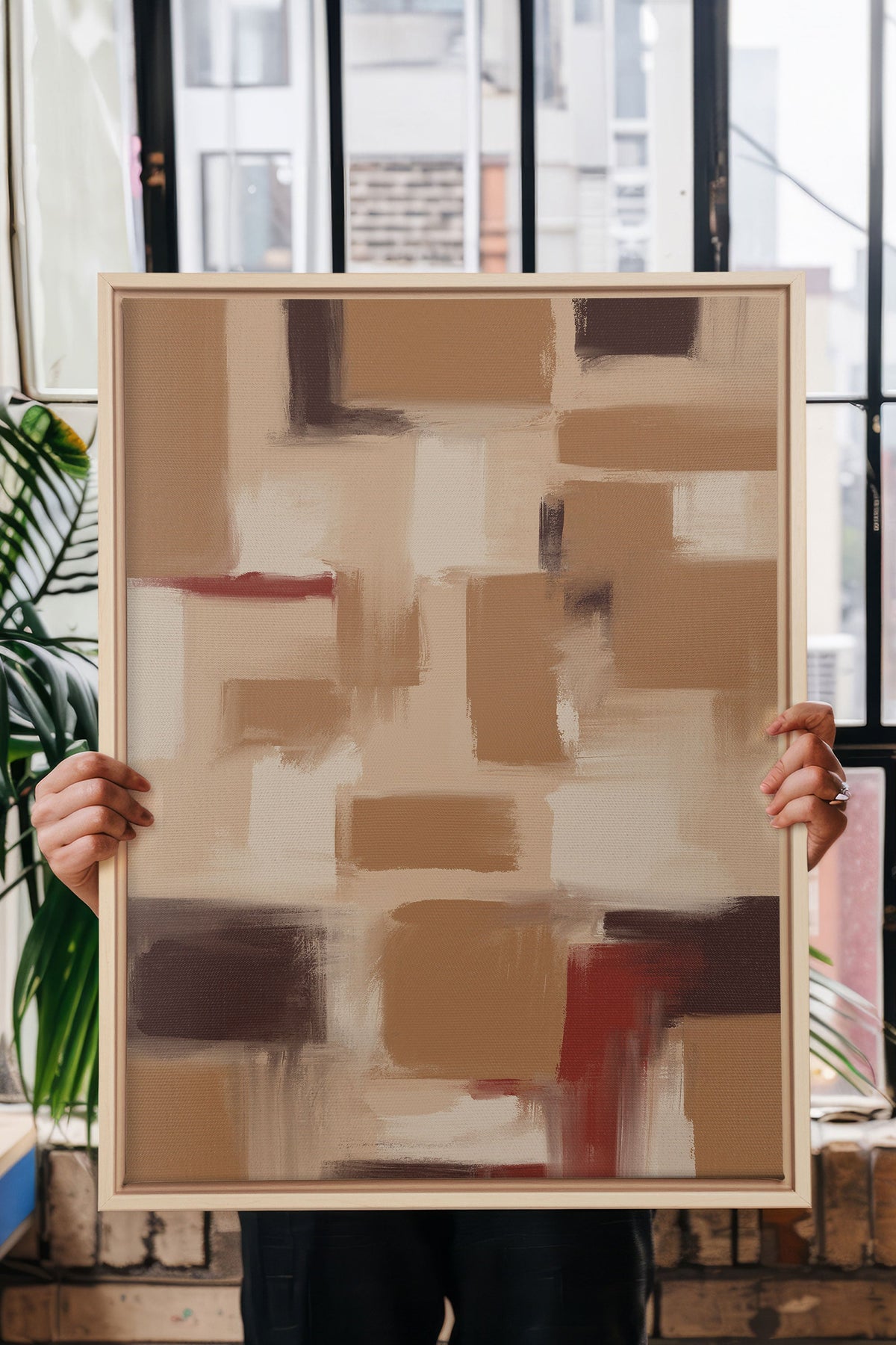 TRAITS, Oeuvre sur toile étirée