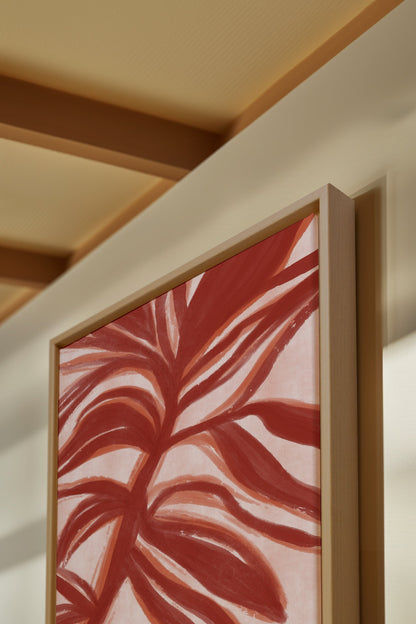 BOTANIC FLAME, Oeuvre sur toile étirée
