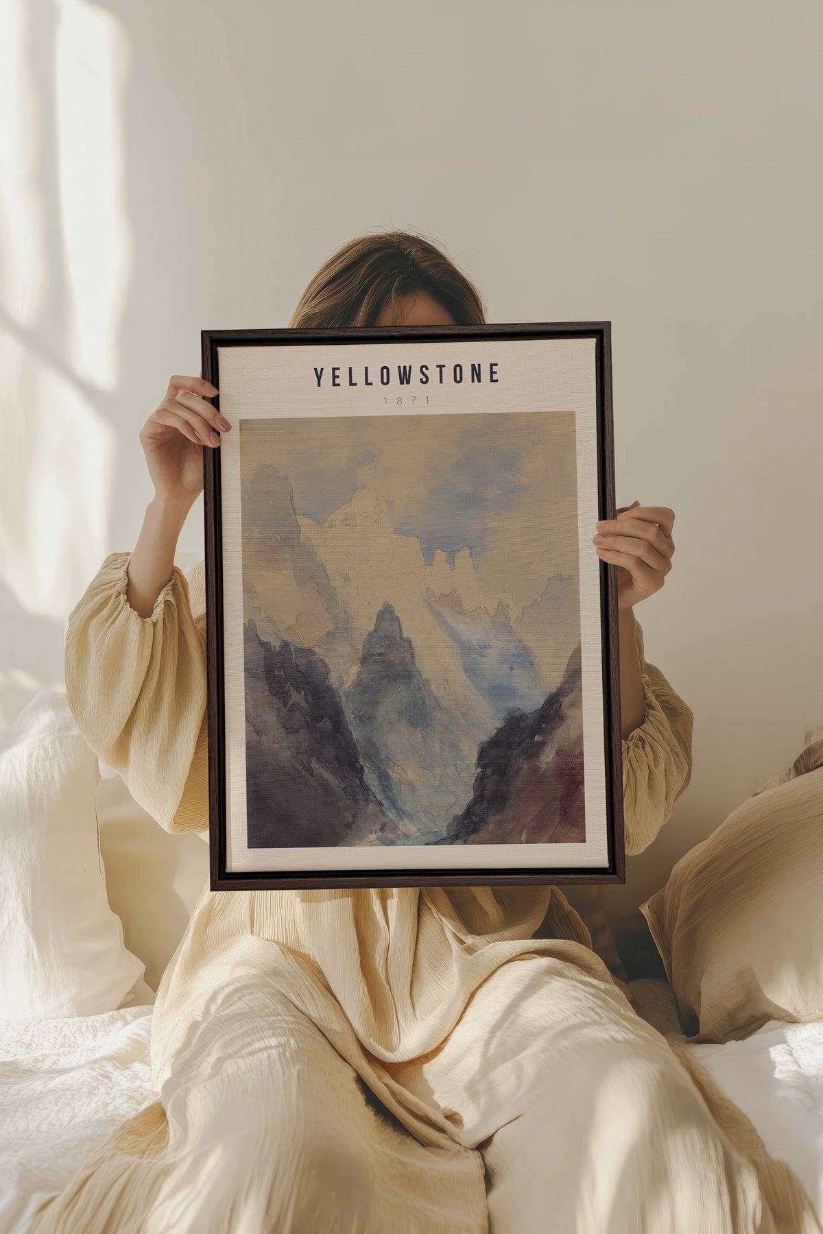 YELLOWSTONE, Oeuvre sur toile étirée