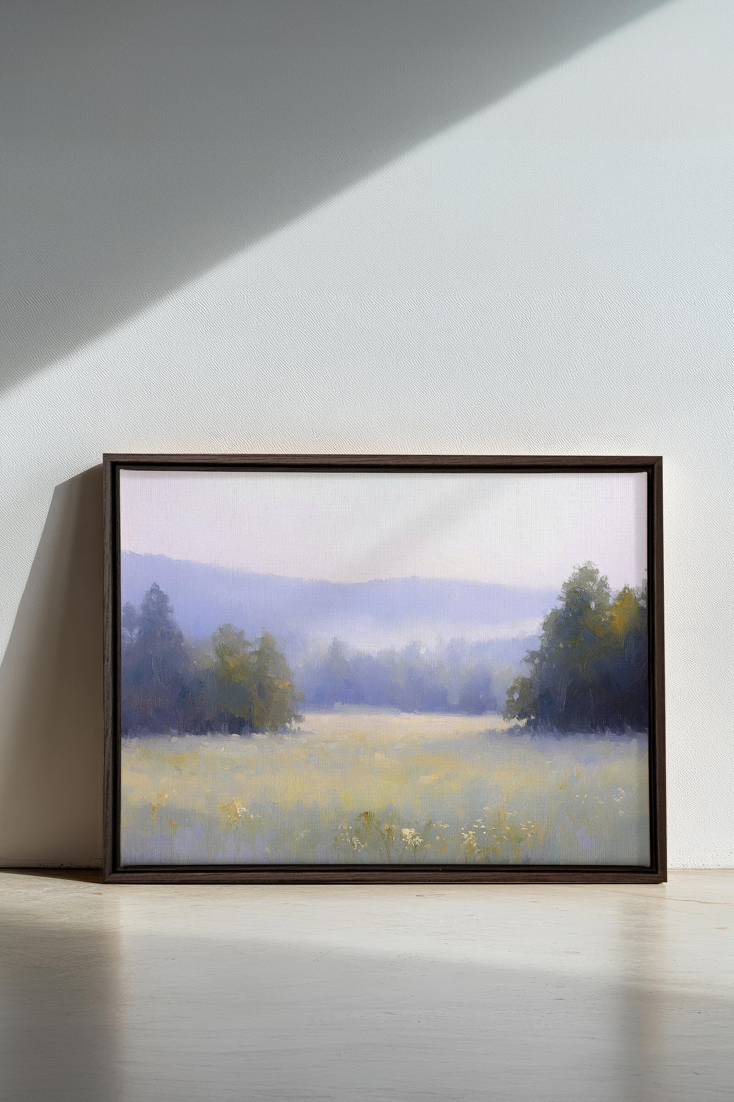 ÉVEIL CHAMPÊTRE, Oeuvre sur toile étirée