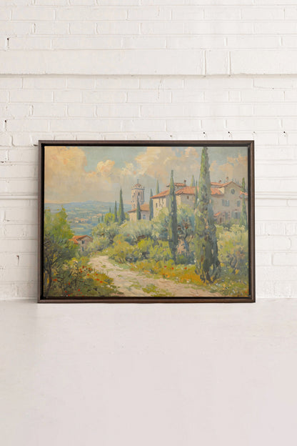 Olive Haven, Oeuvre sur toile étirée