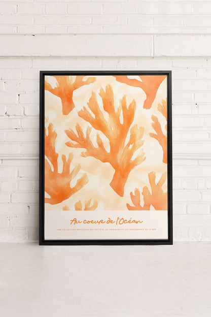 AU COEUR DE L'OCÉAN II, Oeuvre sur toile étirée