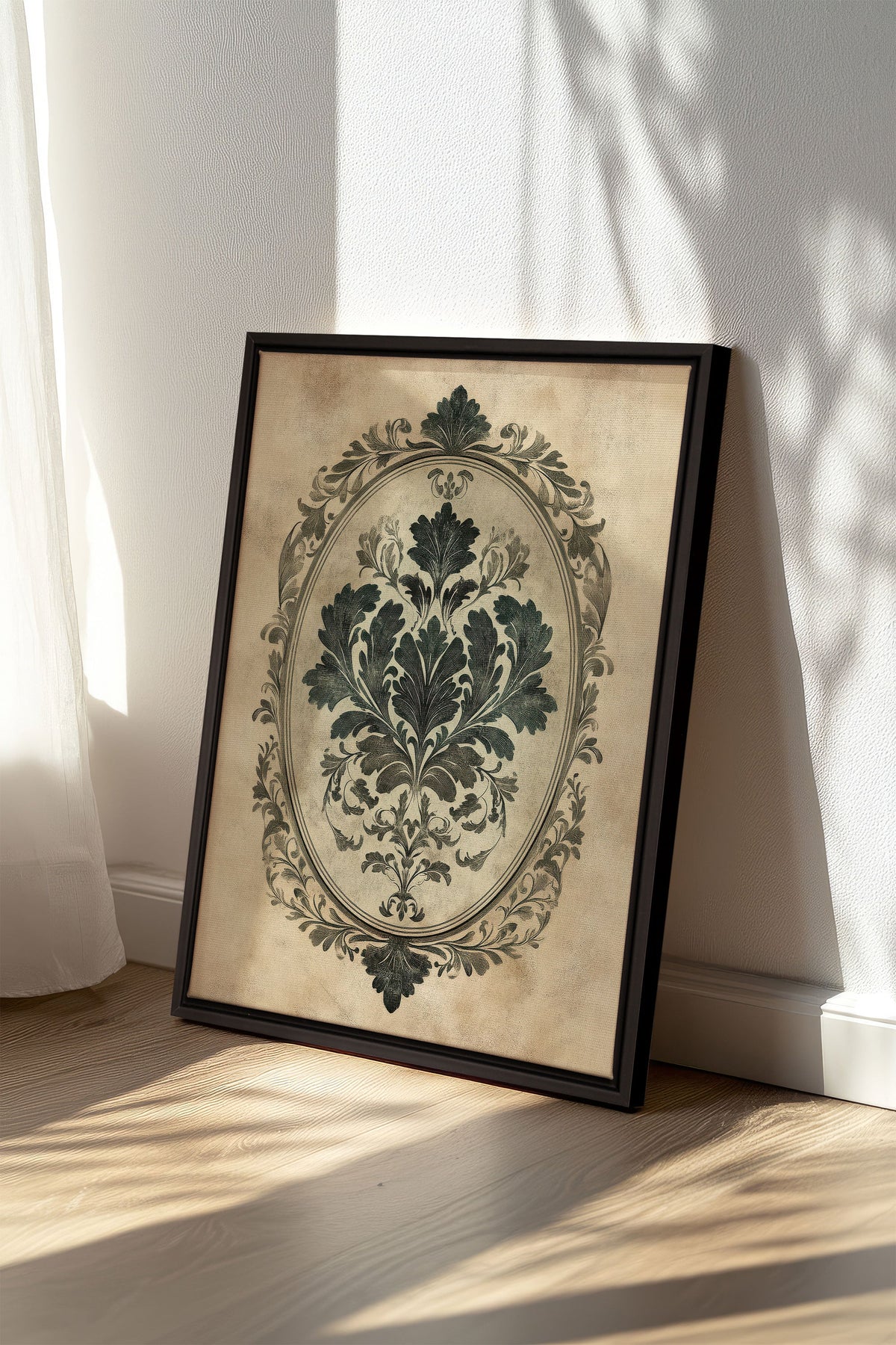 FLORAL MAJESTY, Oeuvre sur toile étirée