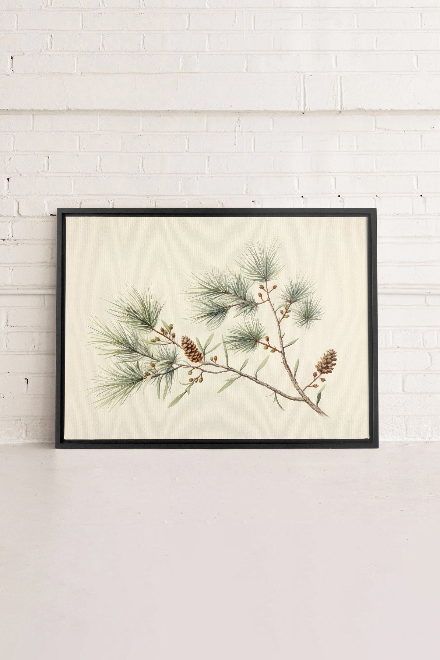 Conifer Branch, Oeuvre sur toile étirée