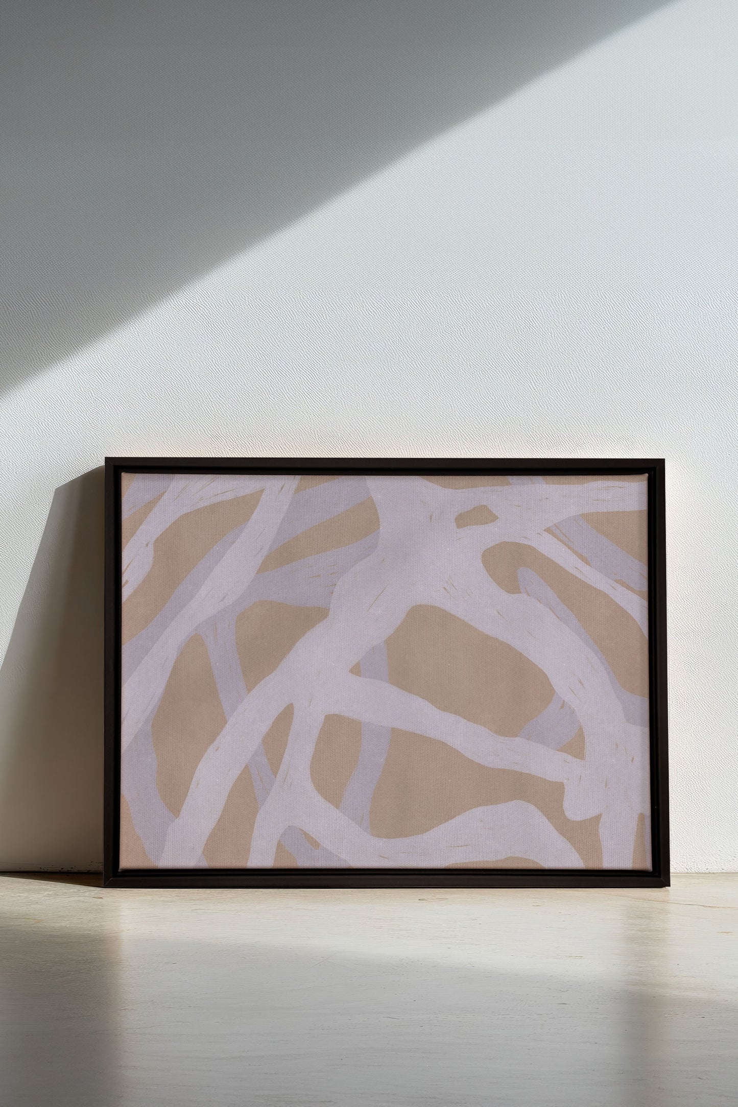 TISSAGE NATUREL, Oeuvre sur toile étirée