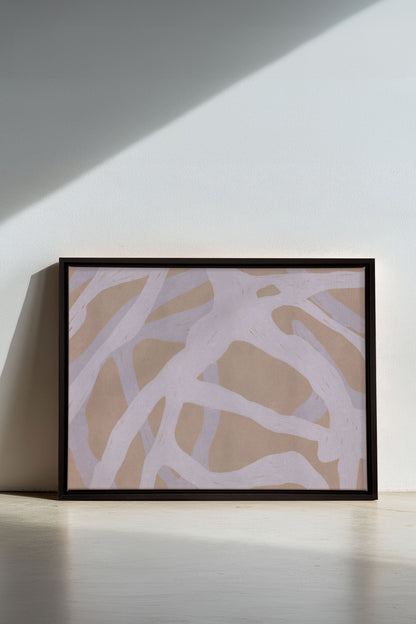 TISSAGE NATUREL, Oeuvre sur toile étirée