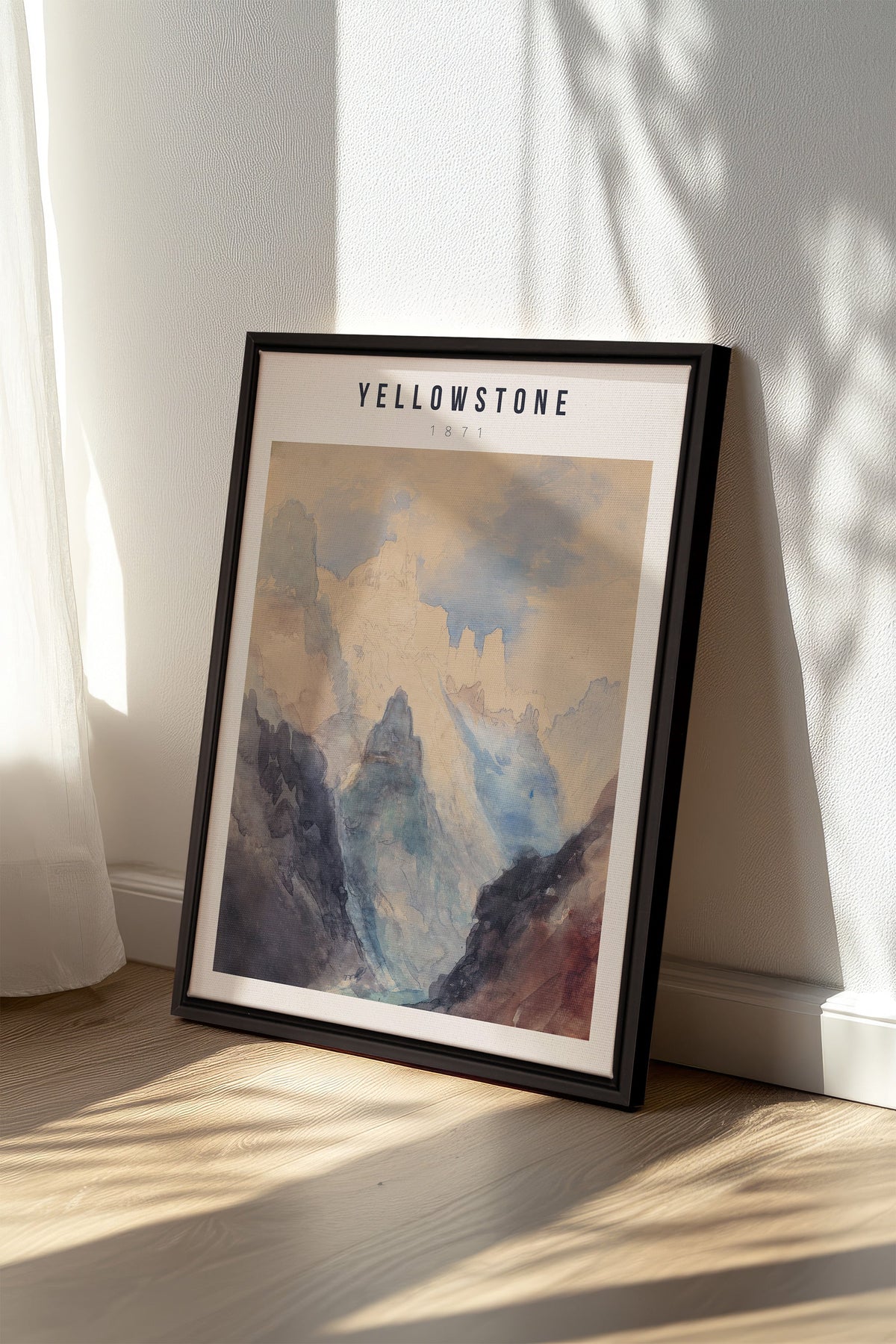YELLOWSTONE, Oeuvre sur toile étirée