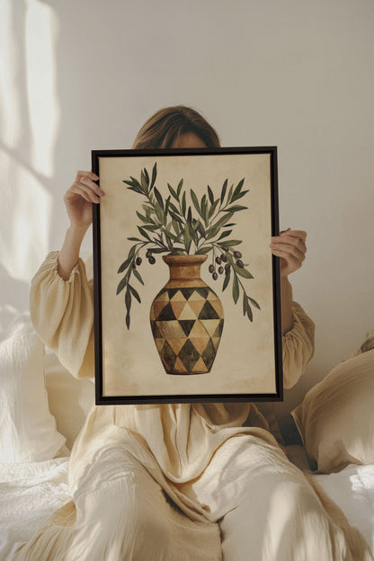 PROVENCE GRACE, Oeuvre sur toile étirée