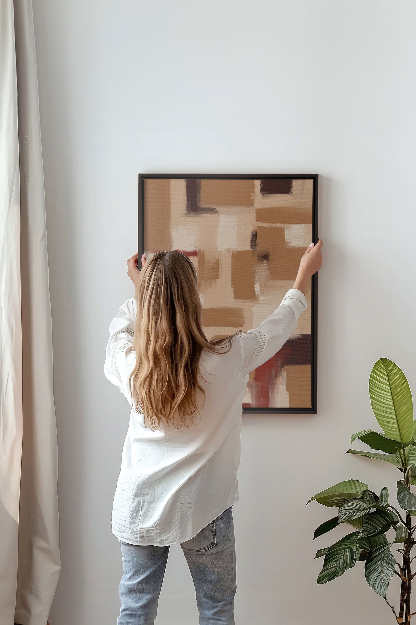 TRAITS, Oeuvre sur toile étirée