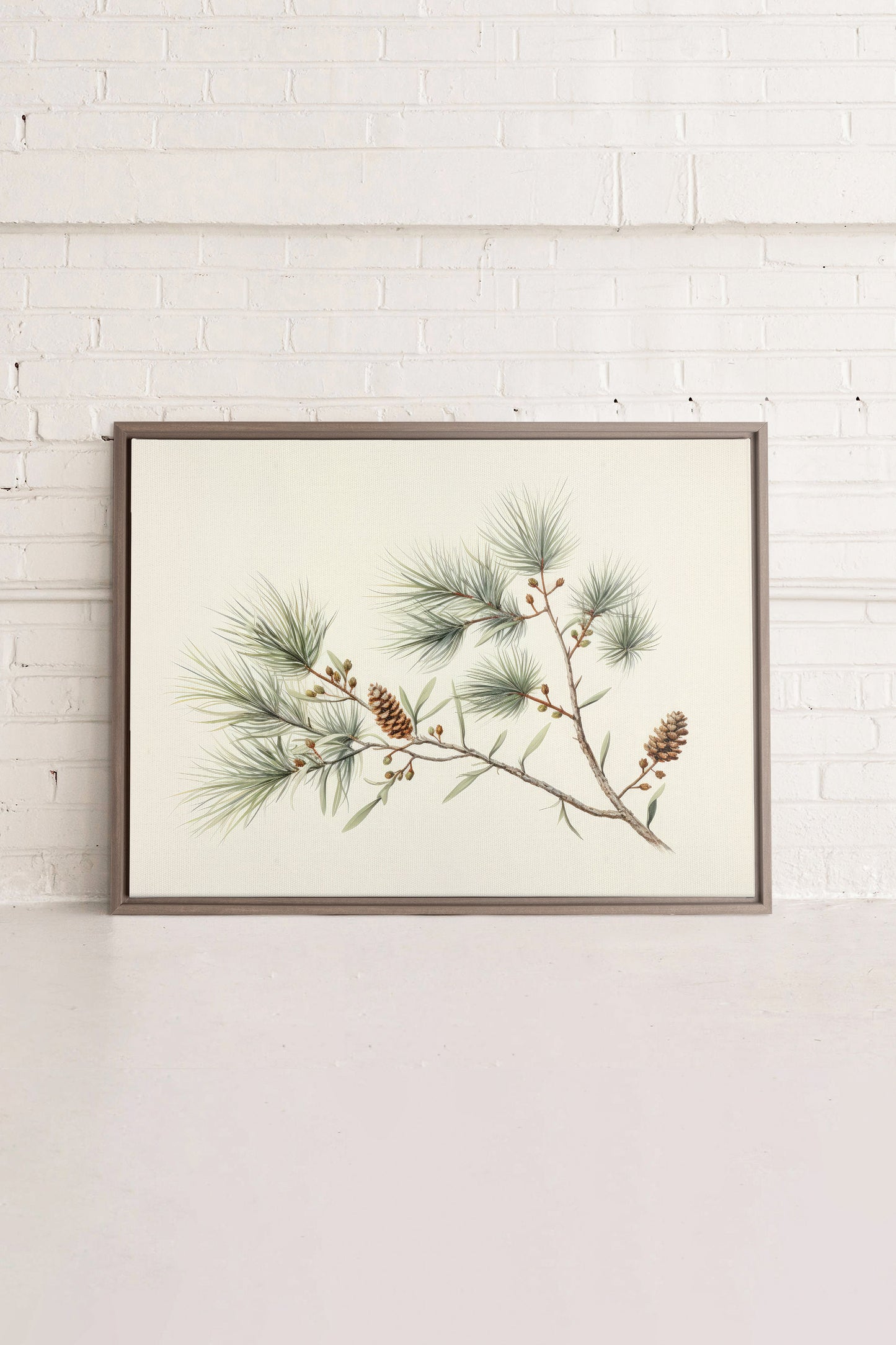 Conifer Branch, Oeuvre sur toile étirée