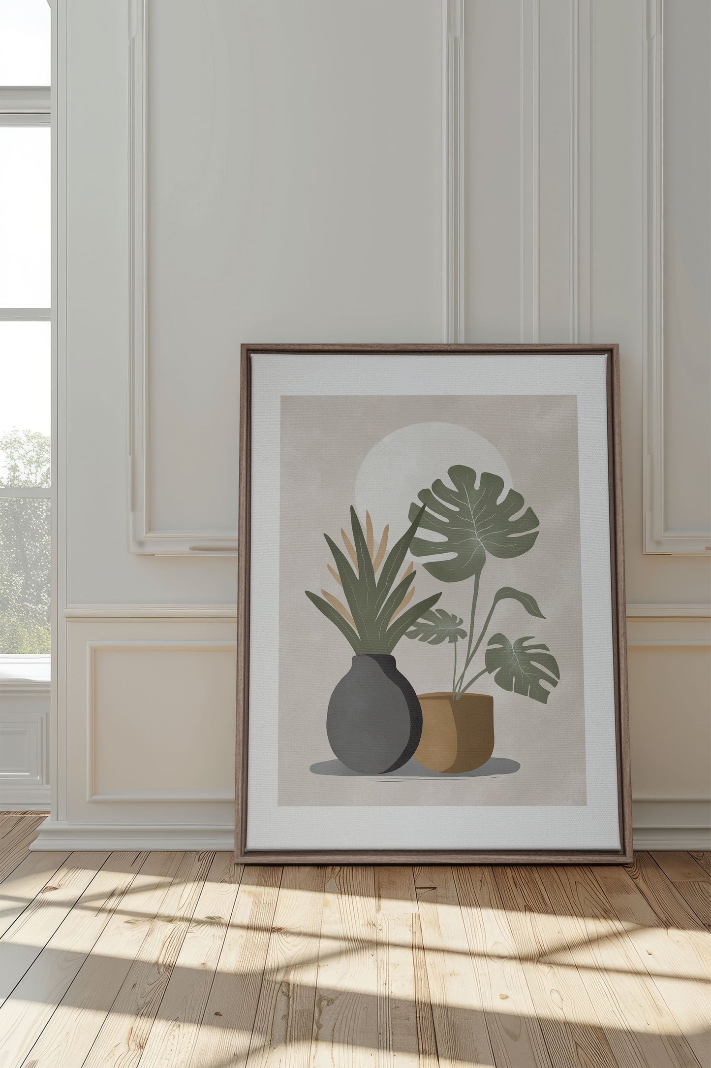 DESERT GREENS, Oeuvre sur toile étirée