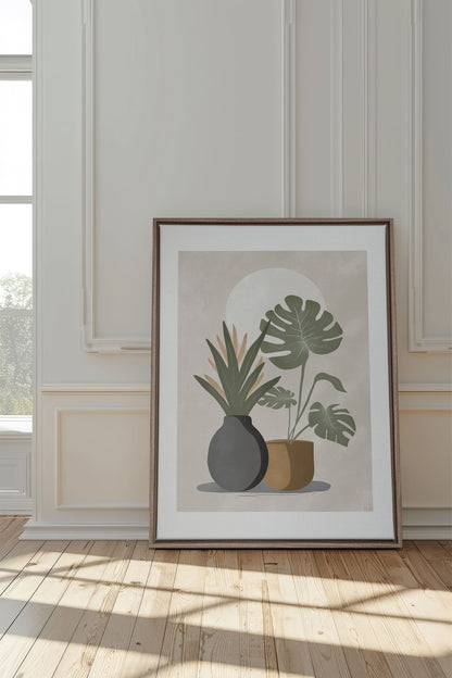 DESERT GREENS, Oeuvre sur toile étirée