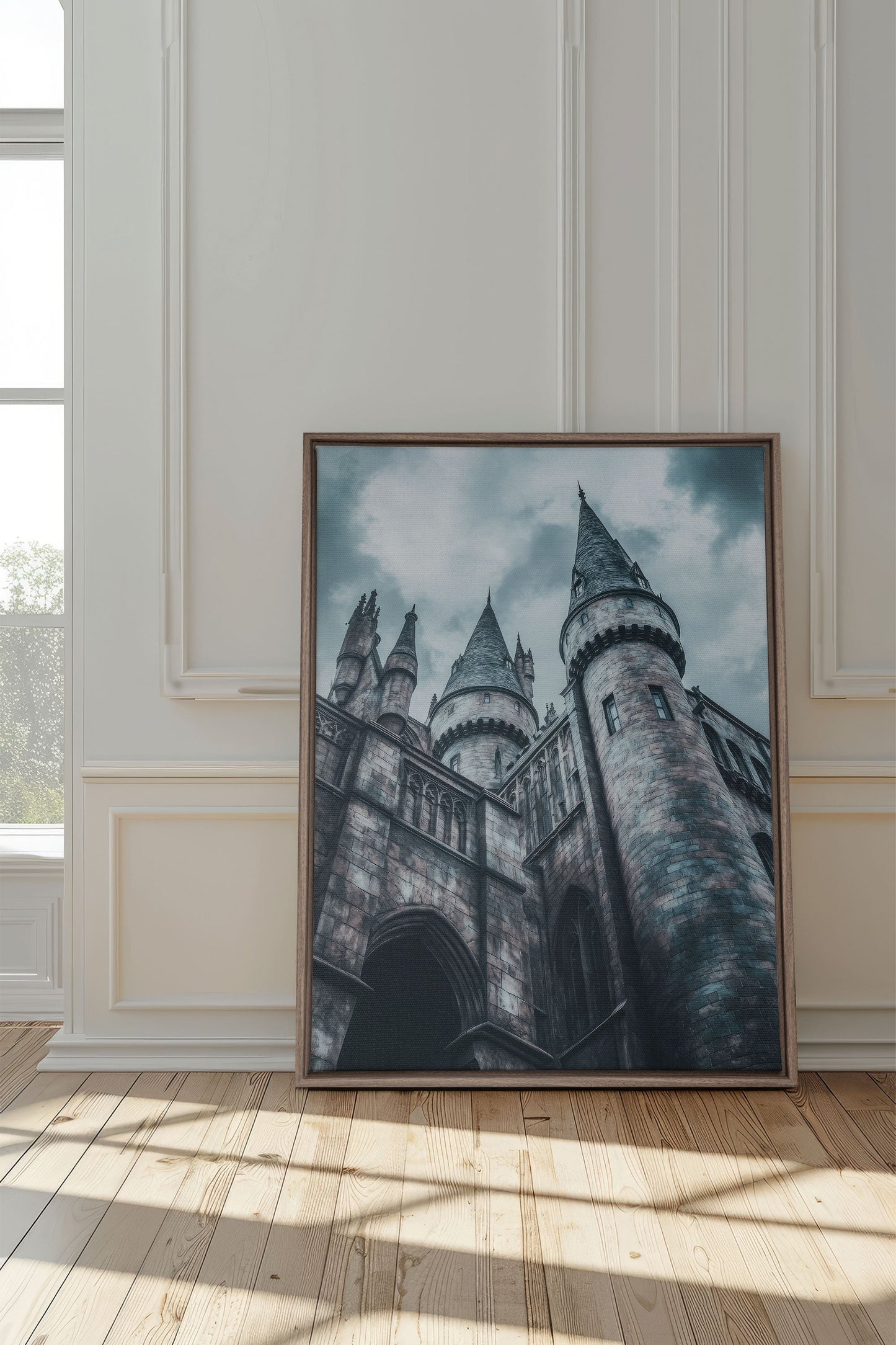 CITÉ DES SORCIERS, Oeuvre sur toile étirée