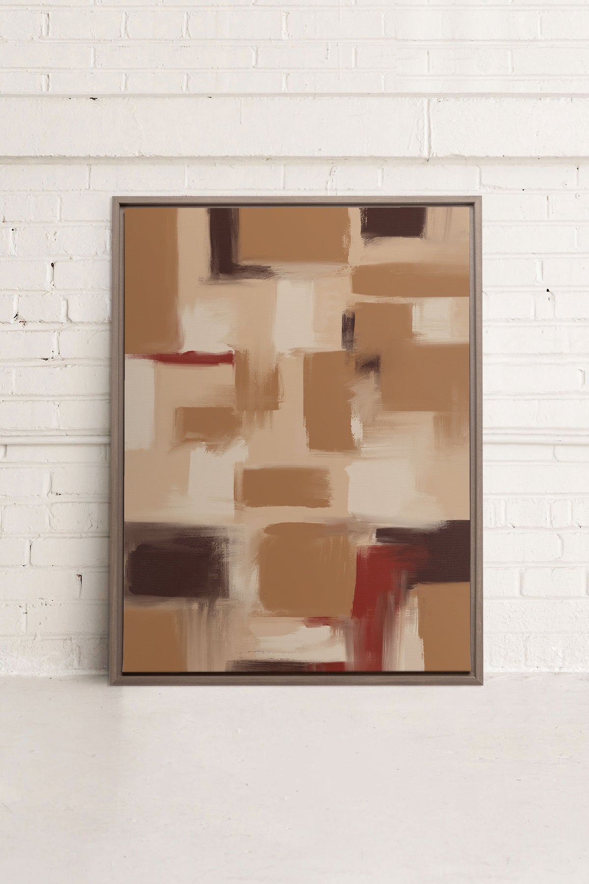 TRAITS, Oeuvre sur toile étirée