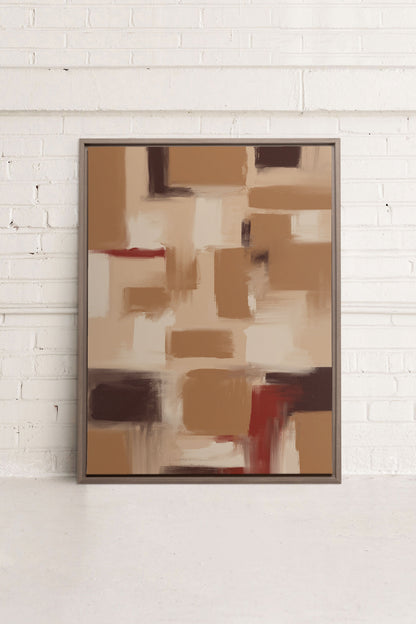 TRAITS, Oeuvre sur toile étirée