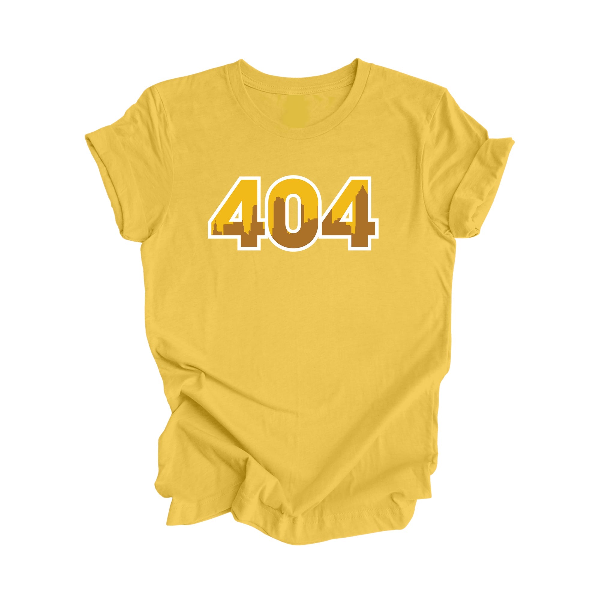 404 Atlanta Georgia USA Area Code City Skyline Gift - Unisex T-Shirt - Inspired X
