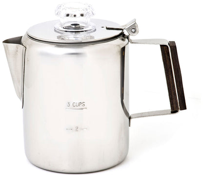 Chinook Timberline Stainless Steel Coffee Percolators 12-Cup