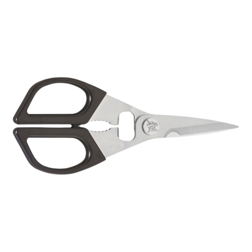 MIYABI 22cm Kitchen Shears – Made in Japan, Black Handle