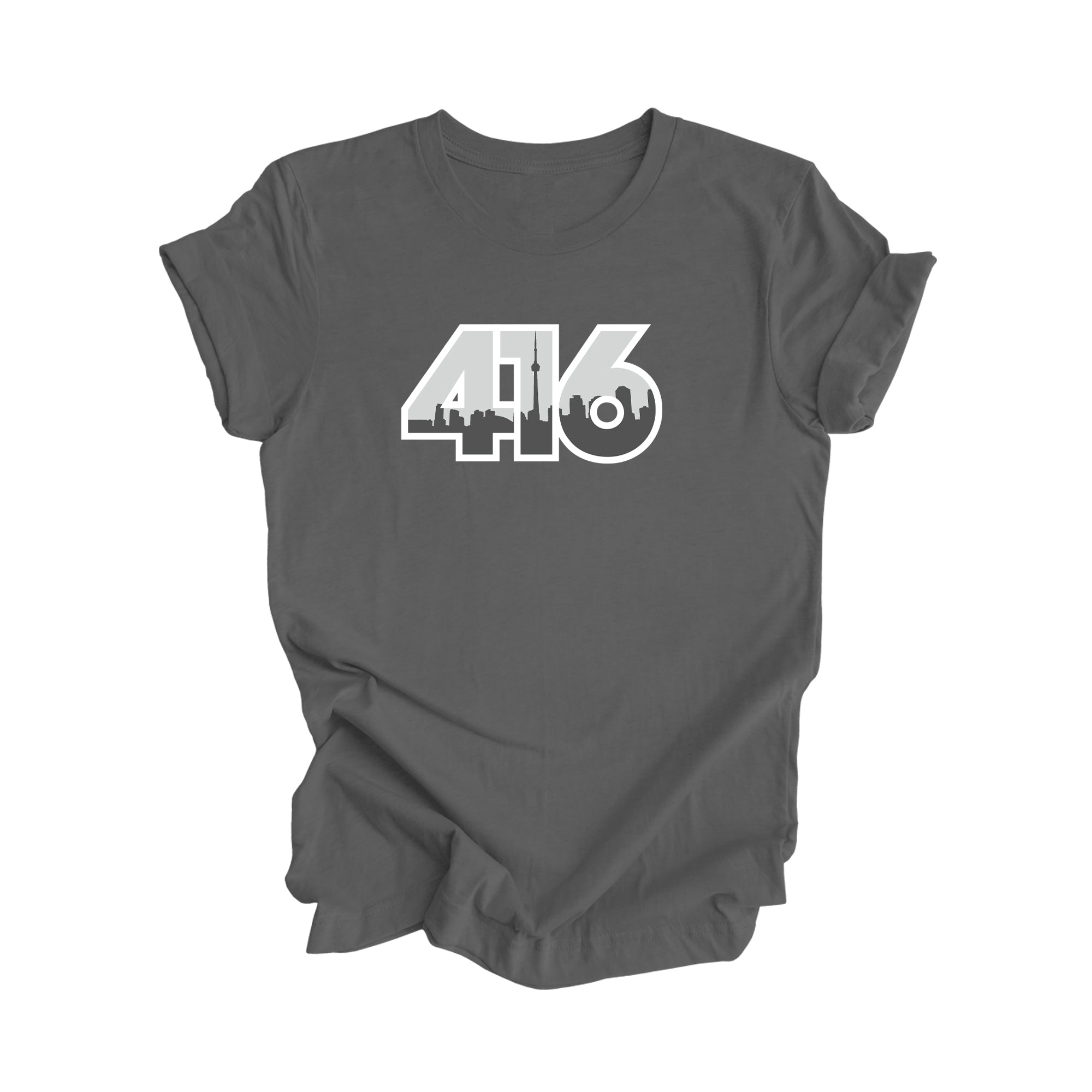 416 Toronto Ontario Canada Area Code City Skyline Gift - Unisex T-Shirt - Inspired X
