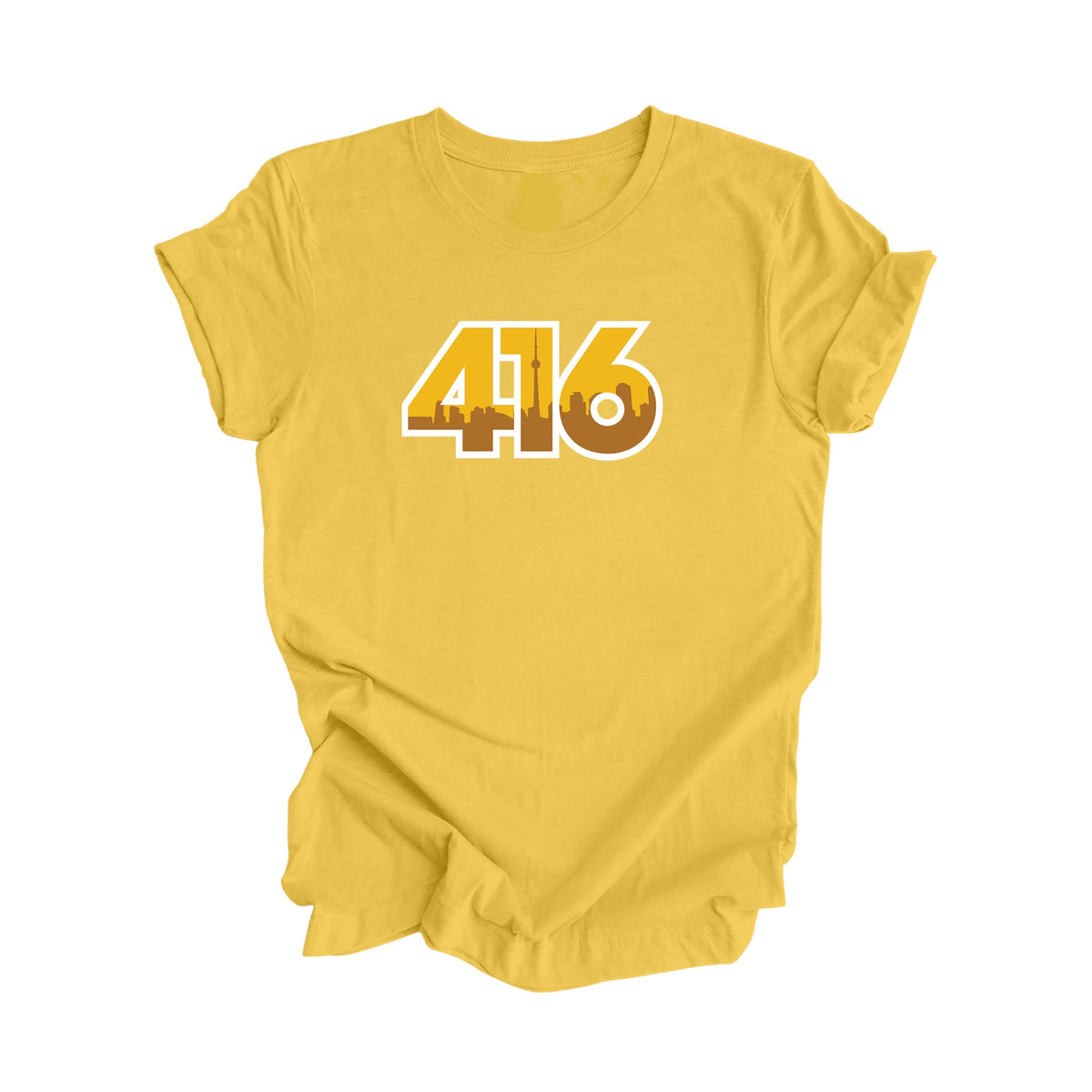 416 Toronto Ontario Canada Area Code City Skyline Gift - Unisex T-Shirt - Inspired X