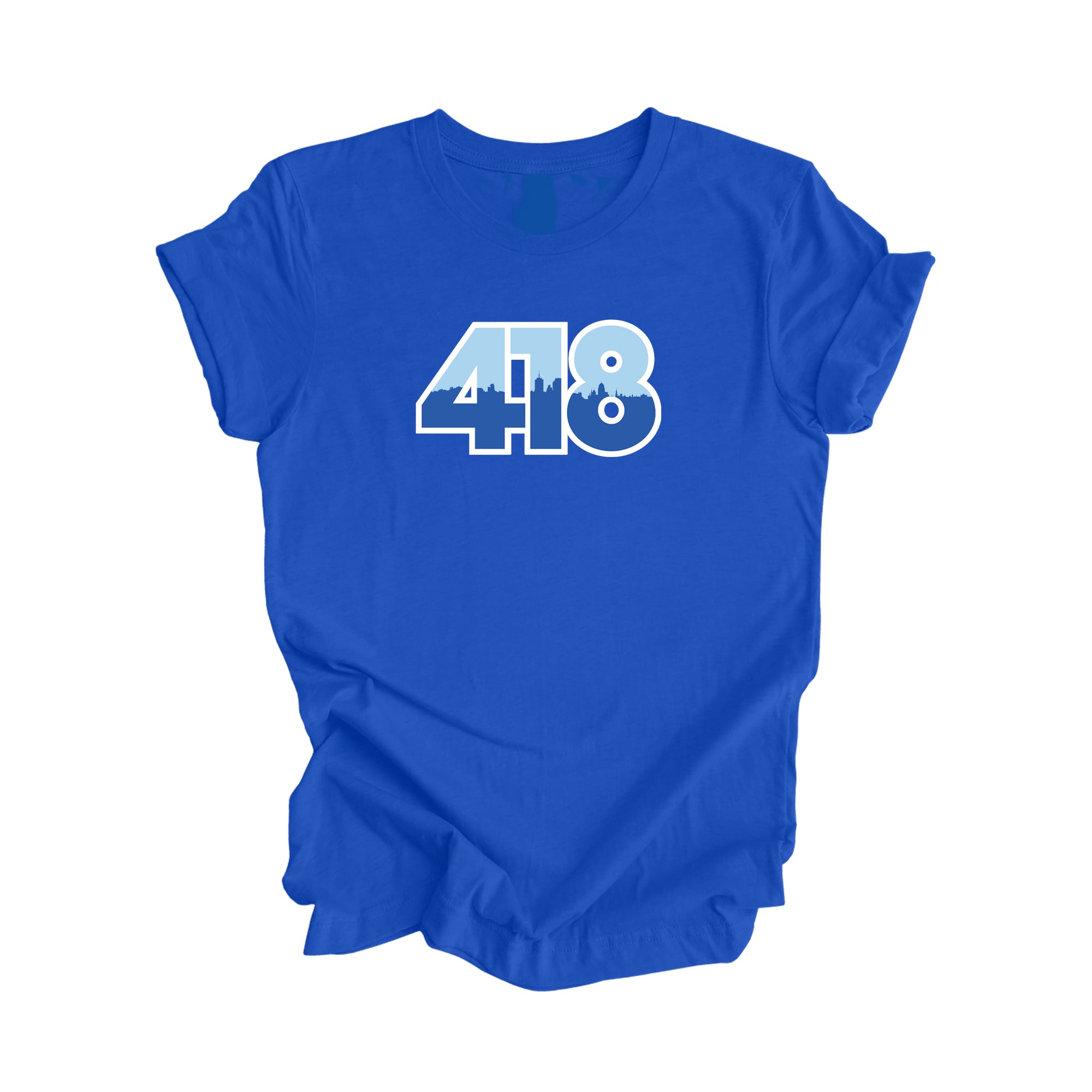 418 Quebec City Quebec Canada Area Code City Skyline Gift - Unisex T-Shirt - Inspired X