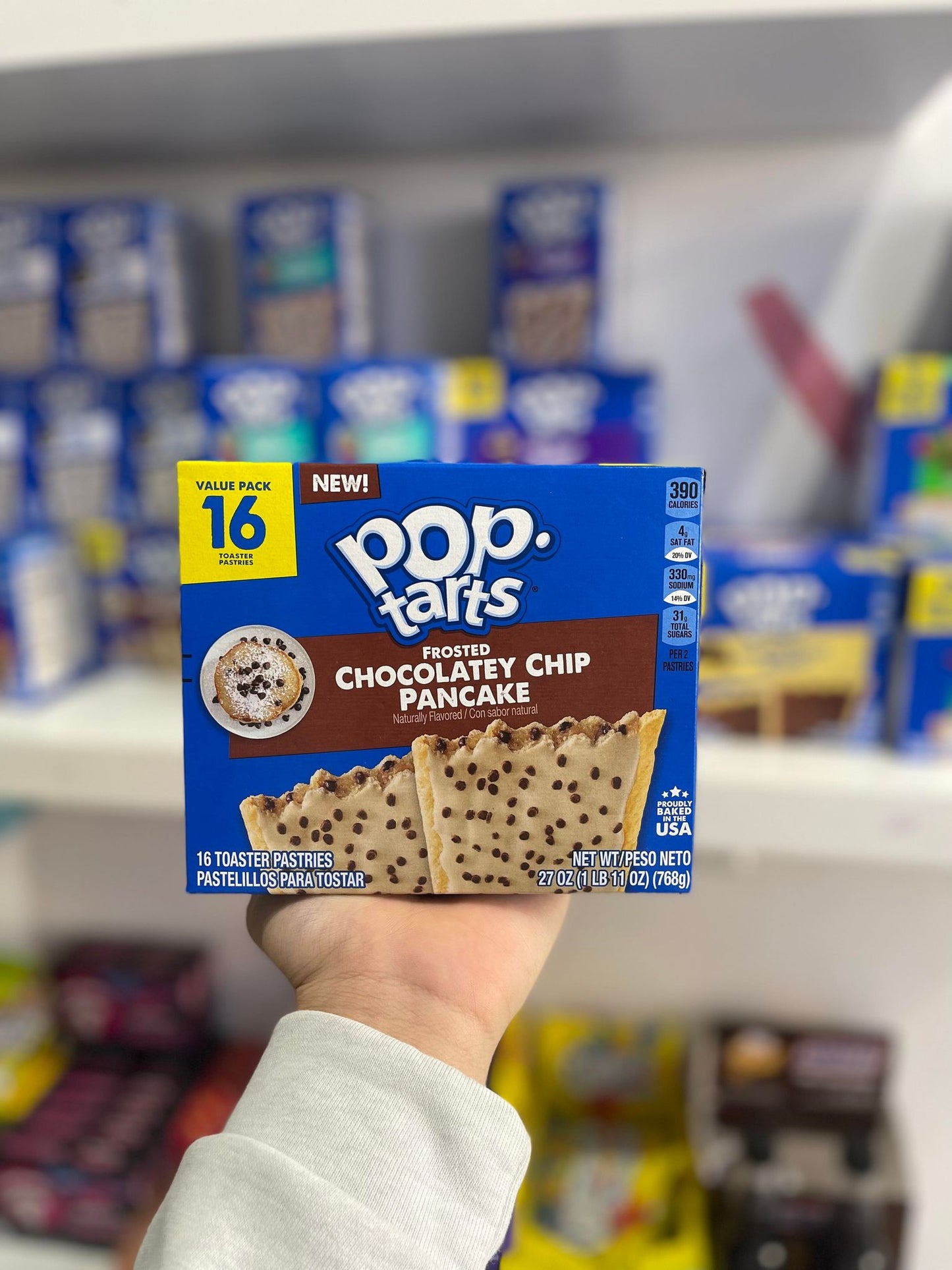POP TART - CHOCOLATE CHIP PANCAKES 16CT