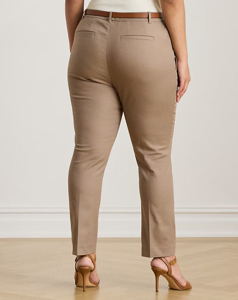 Ralph Lauren                                              Double-Faced Stretch Cotton Pant