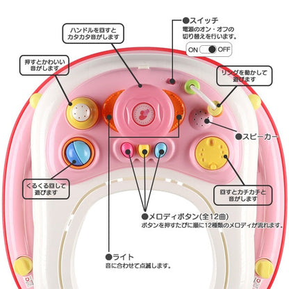 [ ケース販売 ]  SmartAngel  エンジョイウォーカー ステップ2（ピンク）×2個入 [西松屋]【日本出荷】