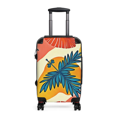 Tropical Palm Carry-On Suitcase – Colorful Beach Sunset Luggage