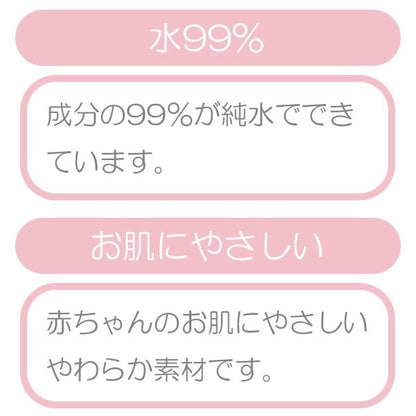 【日本製】[ ケース販売 ]  SmartAngel  手・口ふき 640枚（80枚×8個）×6個入 [西松屋]【日本出荷】