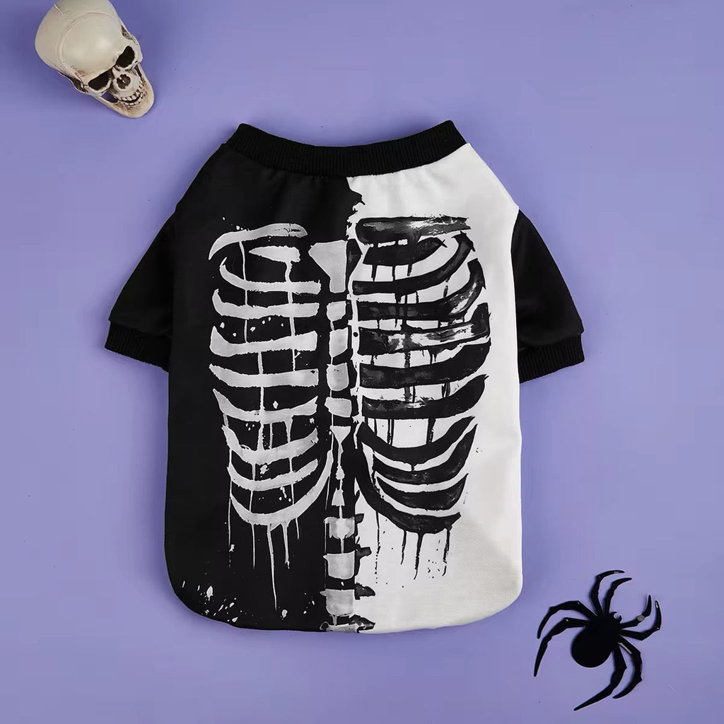 Skeleton Bones Dog Costume | Halloween Dog Costume
