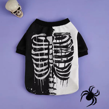 Skeleton Bones Dog Costume | Halloween Dog Costume