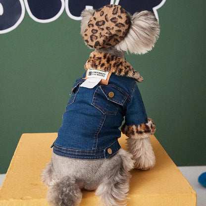 Wild Streets Dog Jean Jacket | Casual Dog Denim Outerwear