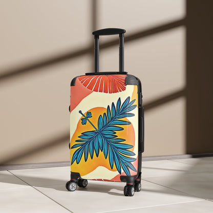 Tropical Palm Carry-On Suitcase – Colorful Beach Sunset Luggage