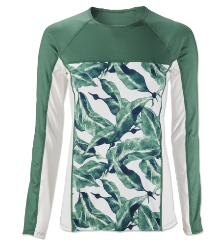 Patagonia Women's Micro Swell Water Friendly Rash Guard & Sun Shirt Size XL