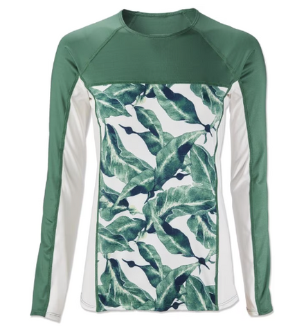 Patagonia Women's Micro Swell Water Friendly Rash Guard & Sun Shirt Size XL