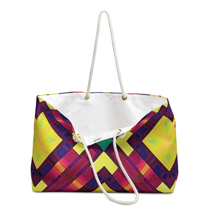 Vibrant Geo Kaleidoscope Weekender Bag