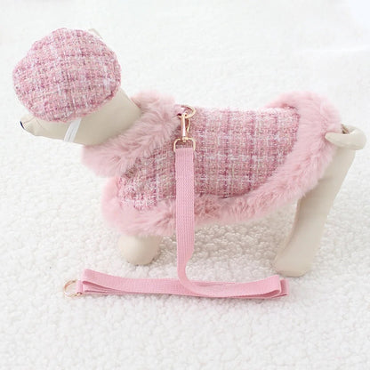 Missy Baby Tweed Dog Set | Classic Coordinated Dog Outfit