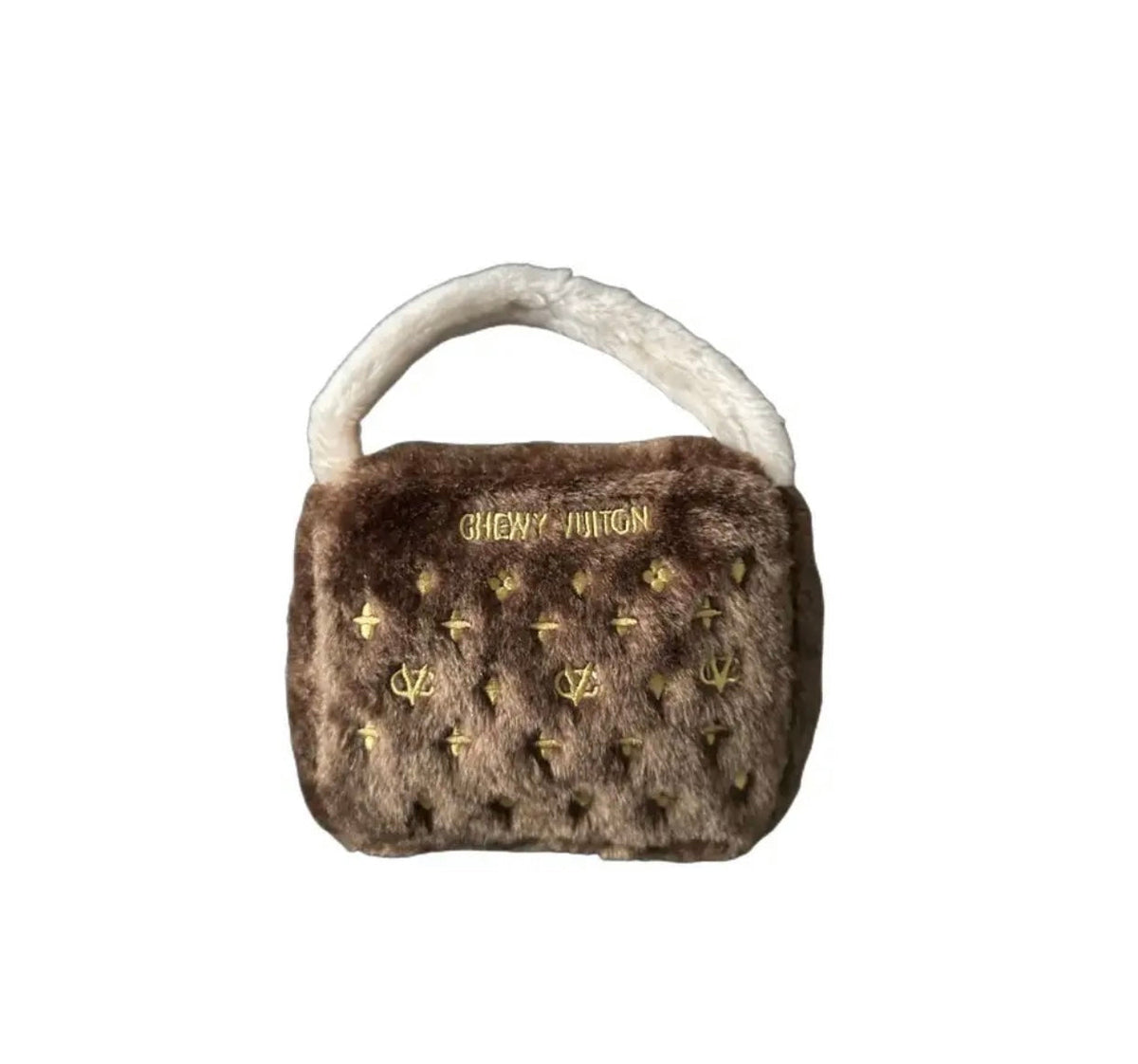 Chewy Vuitawn Bag Plush Toy – Luxury Plush Dog Toy
