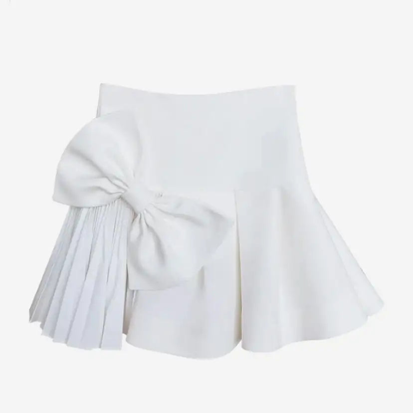 High Waist Slimming Anti-Glare Short Skirt