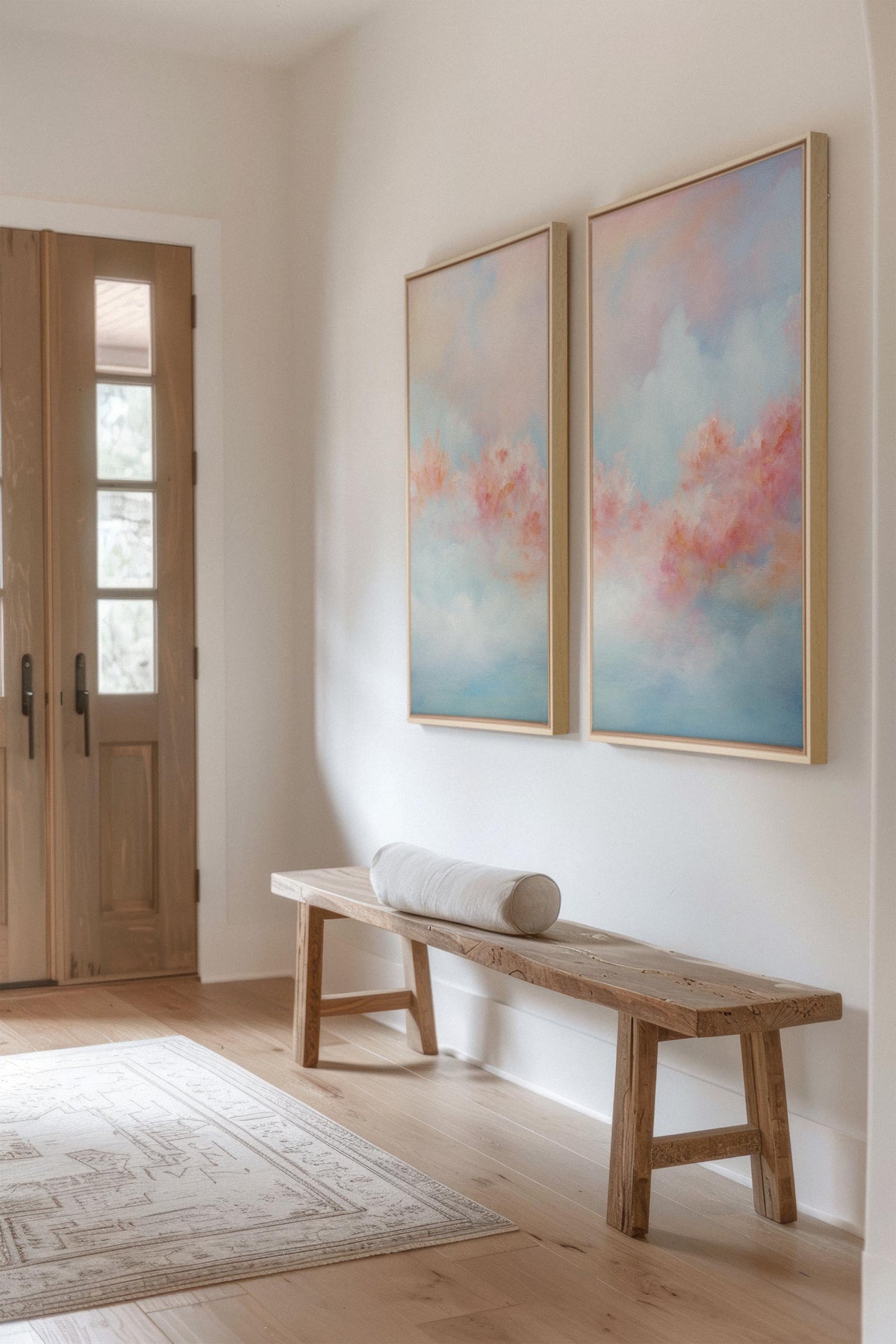 MYSTIC SUNSET DUO (2 Oeuvres sur toile étirée)
