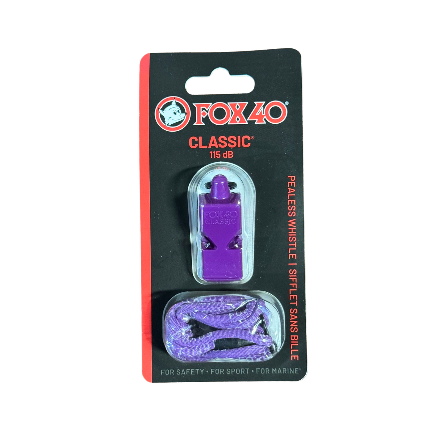 Fox 40 Classic Whistle with Lanyard