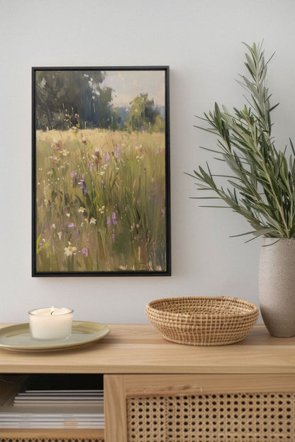 FIELDS OF HARMONY, Oeuvre sur toile étirée