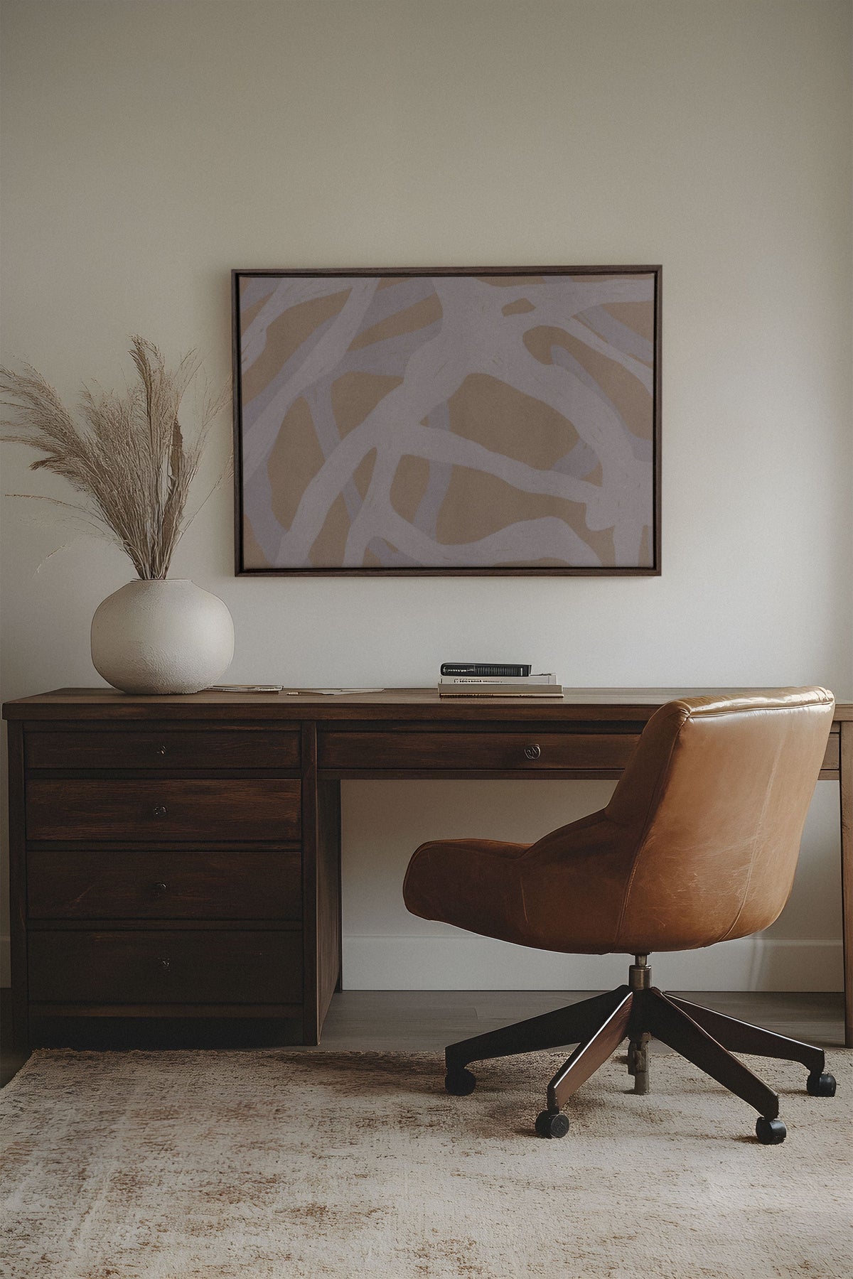 TISSAGE NATUREL, Oeuvre sur toile étirée